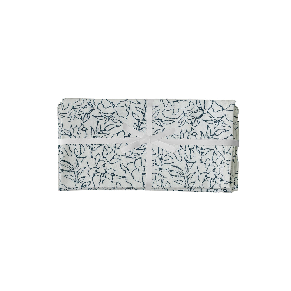 Crissy Cotton Canvas Printed Napkins - Set of 4