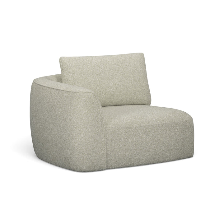 Noor XL 47" Modular Corner Chair - Wheat / LAF