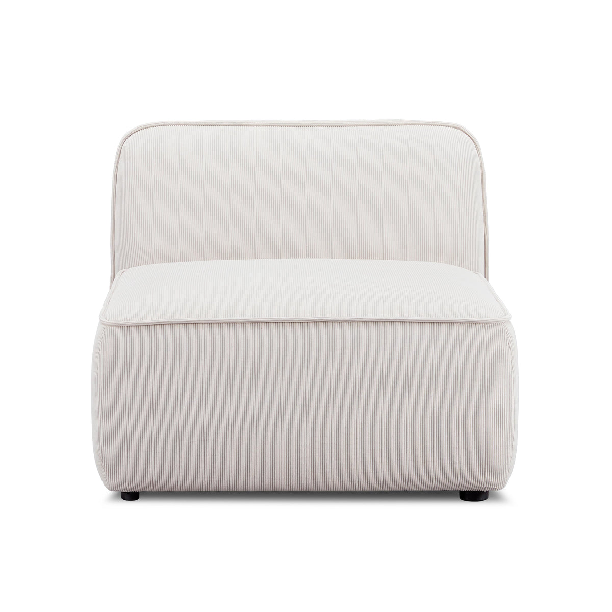 Travie Modular Armless Chair - White Sand