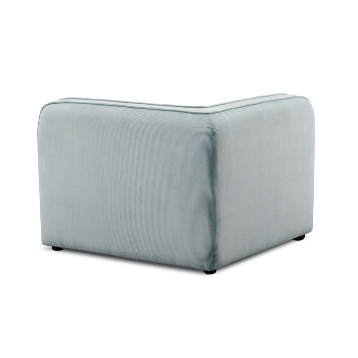 Travie Performance Corduroy Velvet Corner Chair