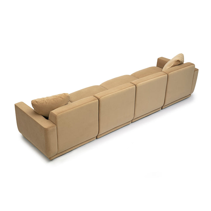 Perry Modular Sofa (96"-124") - Tan / 124"