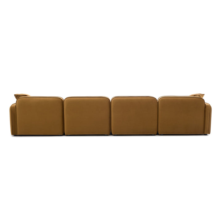 Travie 6-Piece Modular U-Sectional - Honey