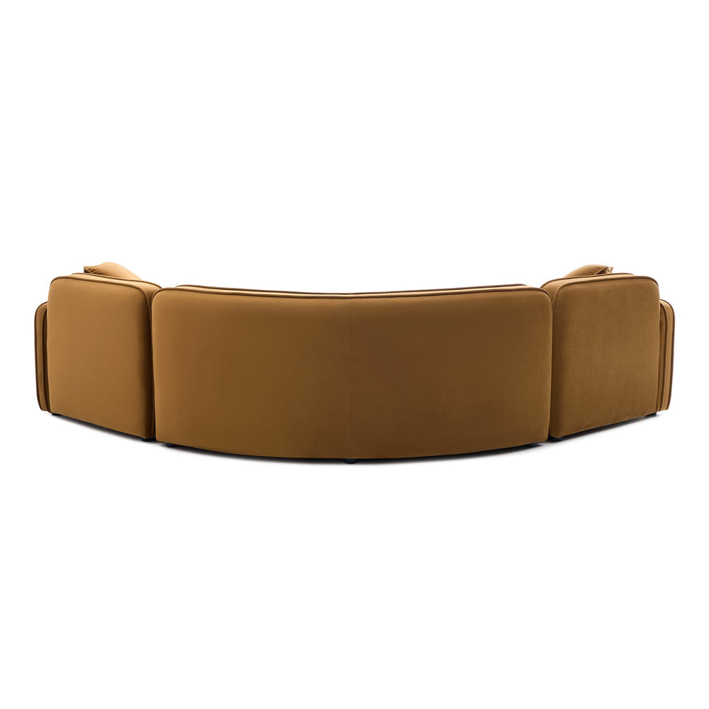 Travie 3-Piece Modular L-Sectional - Honey