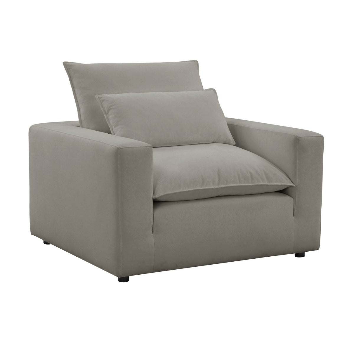 Cali Performance Fabric Armchair - Slate