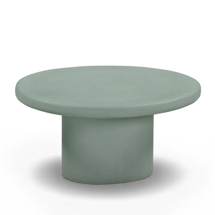 Jade Green Concrete Indoor/Outdoor Nesting Coffee Table Set