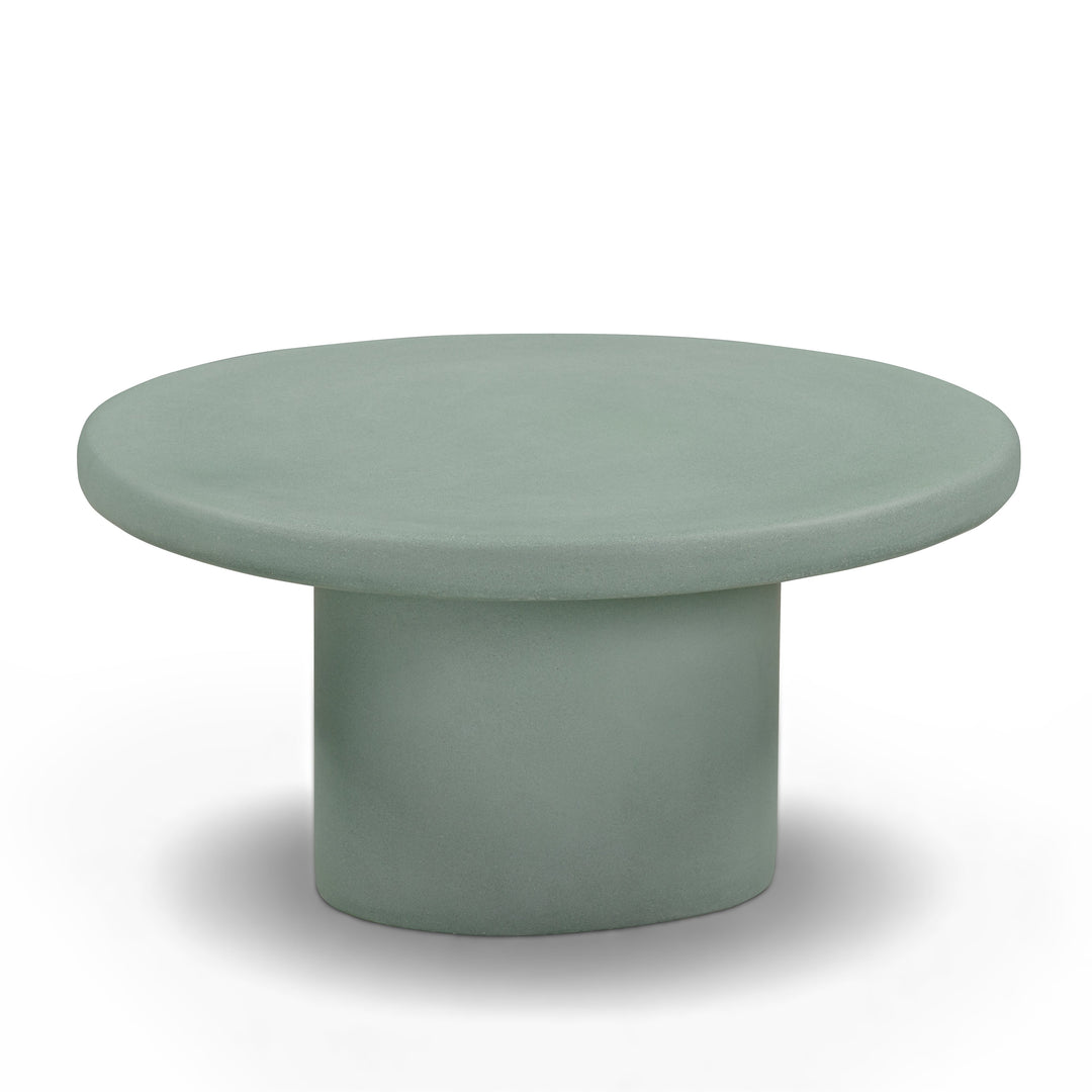 Jade Green Concrete Indoor/Outdoor Nesting Coffee Table Set