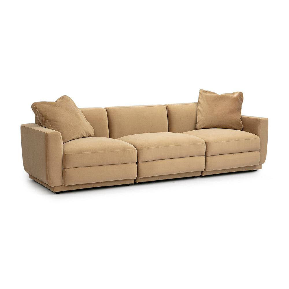 Perry Modular Sofa (96"-124") - Tan / 96"
