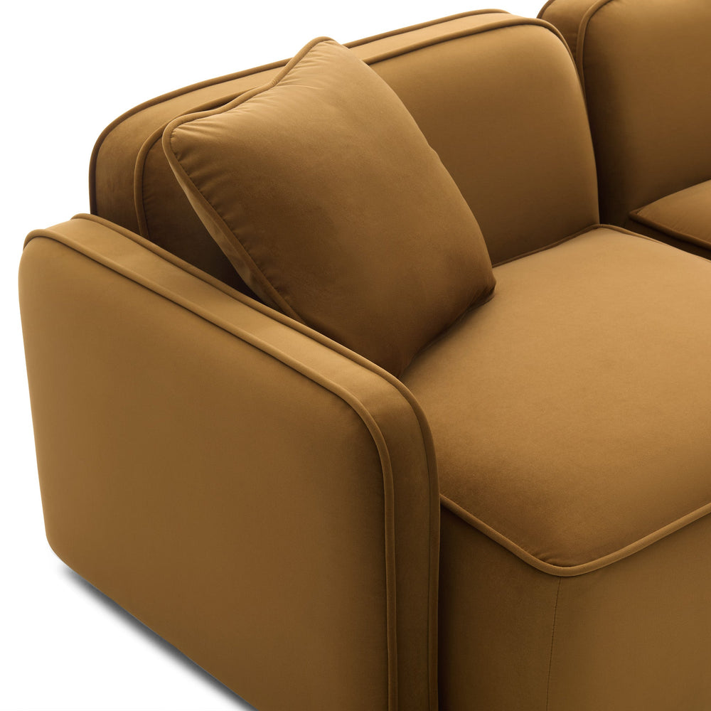 Travie 5-Piece Modular L-Sectional - Honey