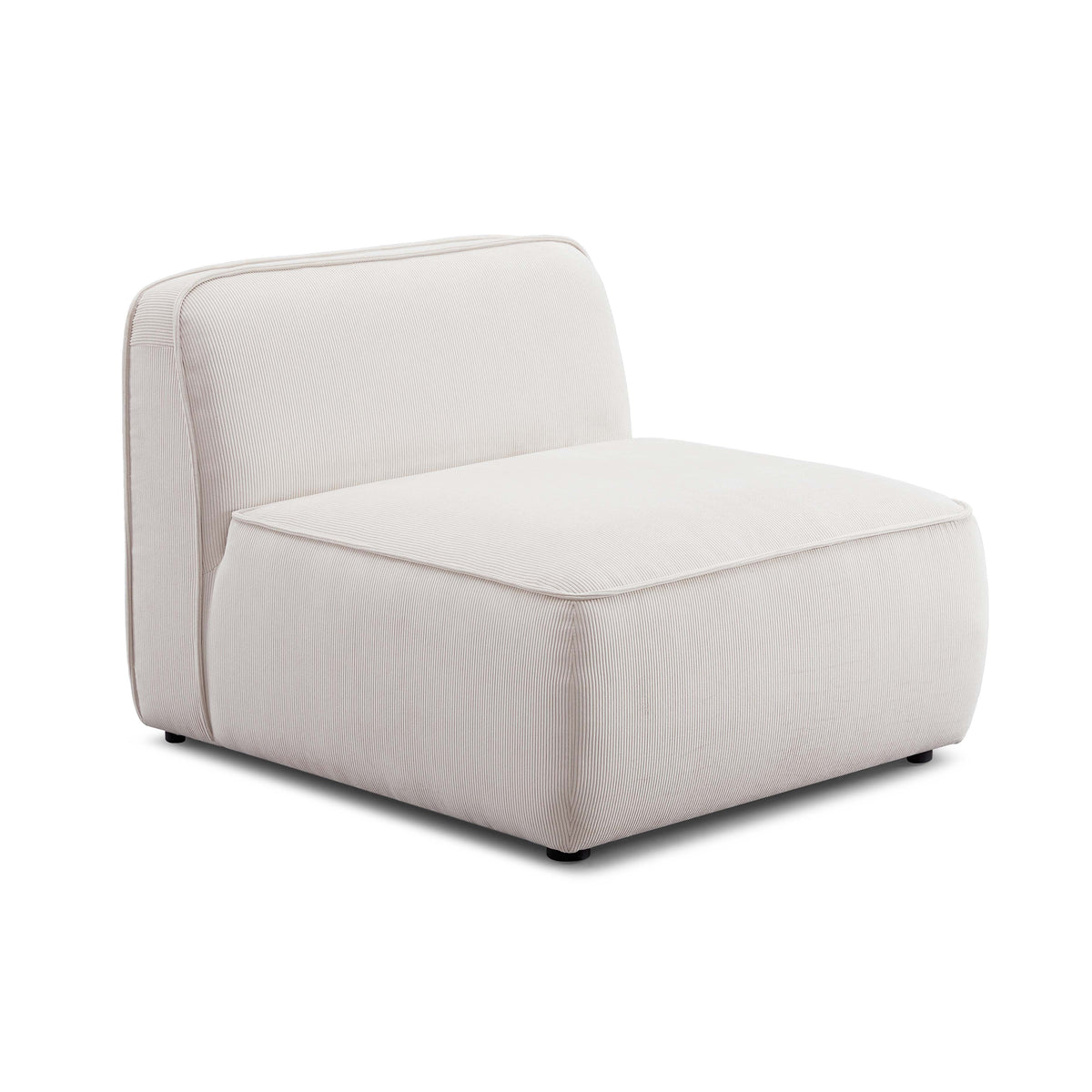 Travie Modular Armless Chair - White Sand