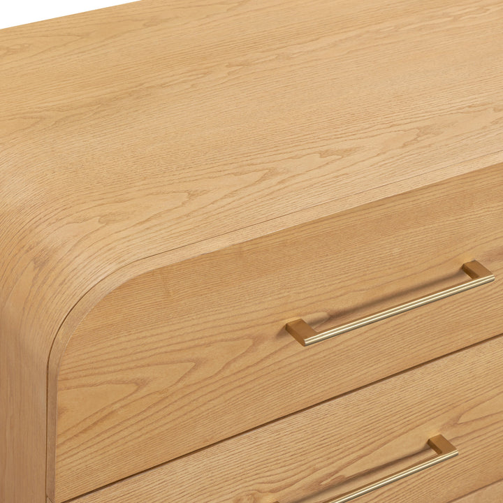 Marissa 62" Ash 6-Drawer Dresser