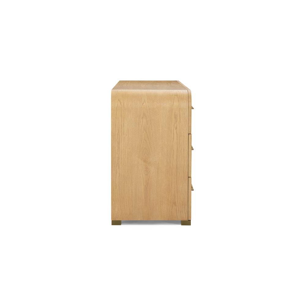 Marissa 62" Ash 6-Drawer Dresser