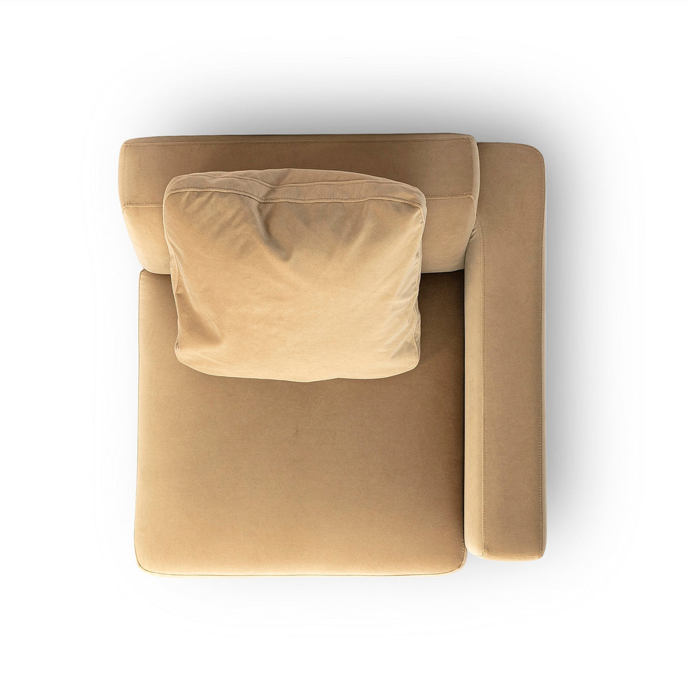 Perry Modular Corner Chair - Tan / RAF