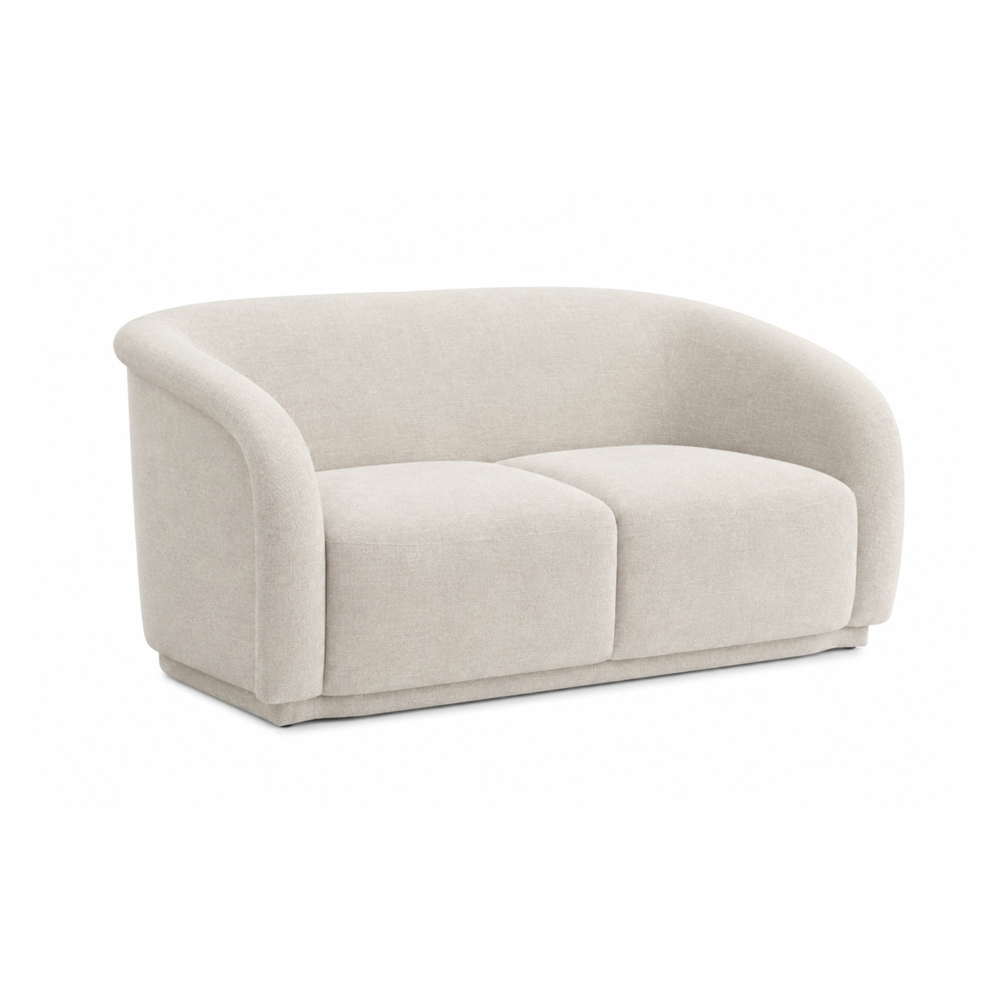 Yara 70" Sand Distressed Chenille Loveseat by Inspire Me! Home Decor