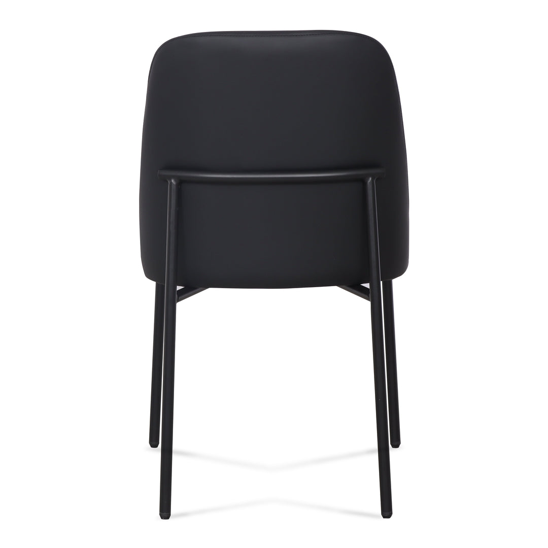 Sydney Black Performance Vegan Leather Dining Chair - Set of 2