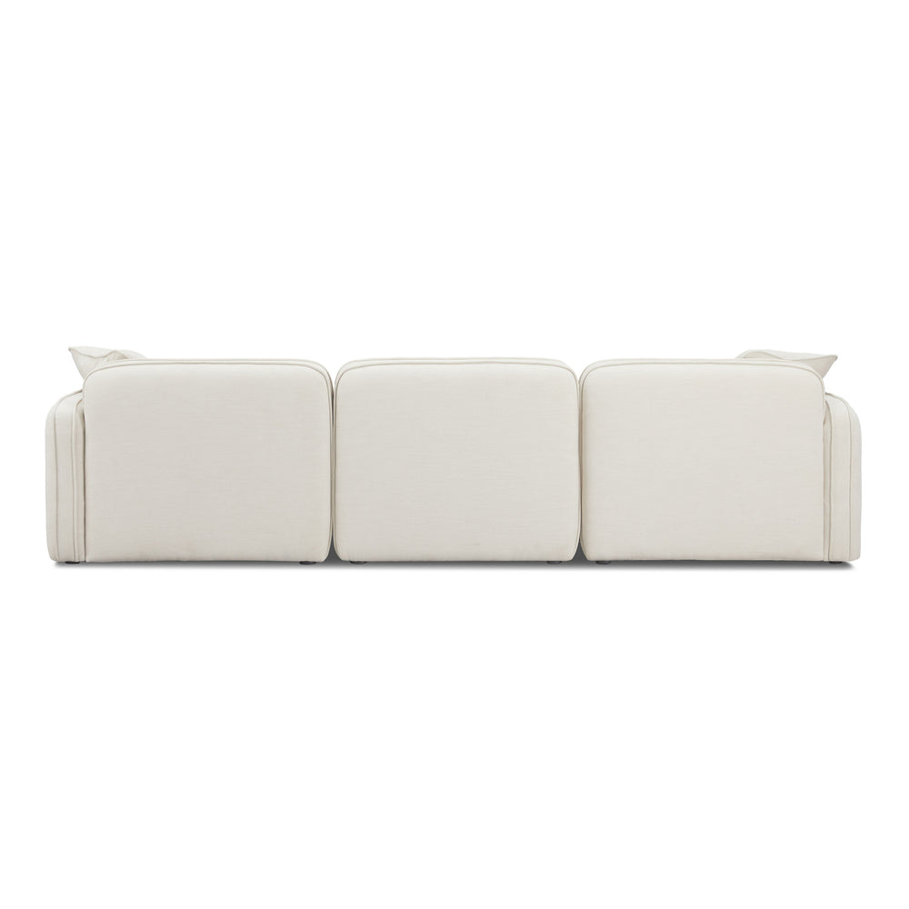 Travie Sand Upcycled Performance Linen Modular Sofa