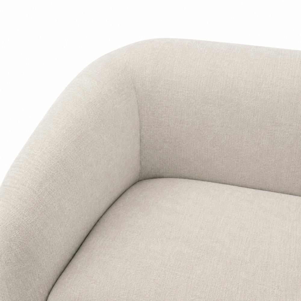 Yara 70" Sand Distressed Chenille Loveseat by Inspire Me! Home Decor