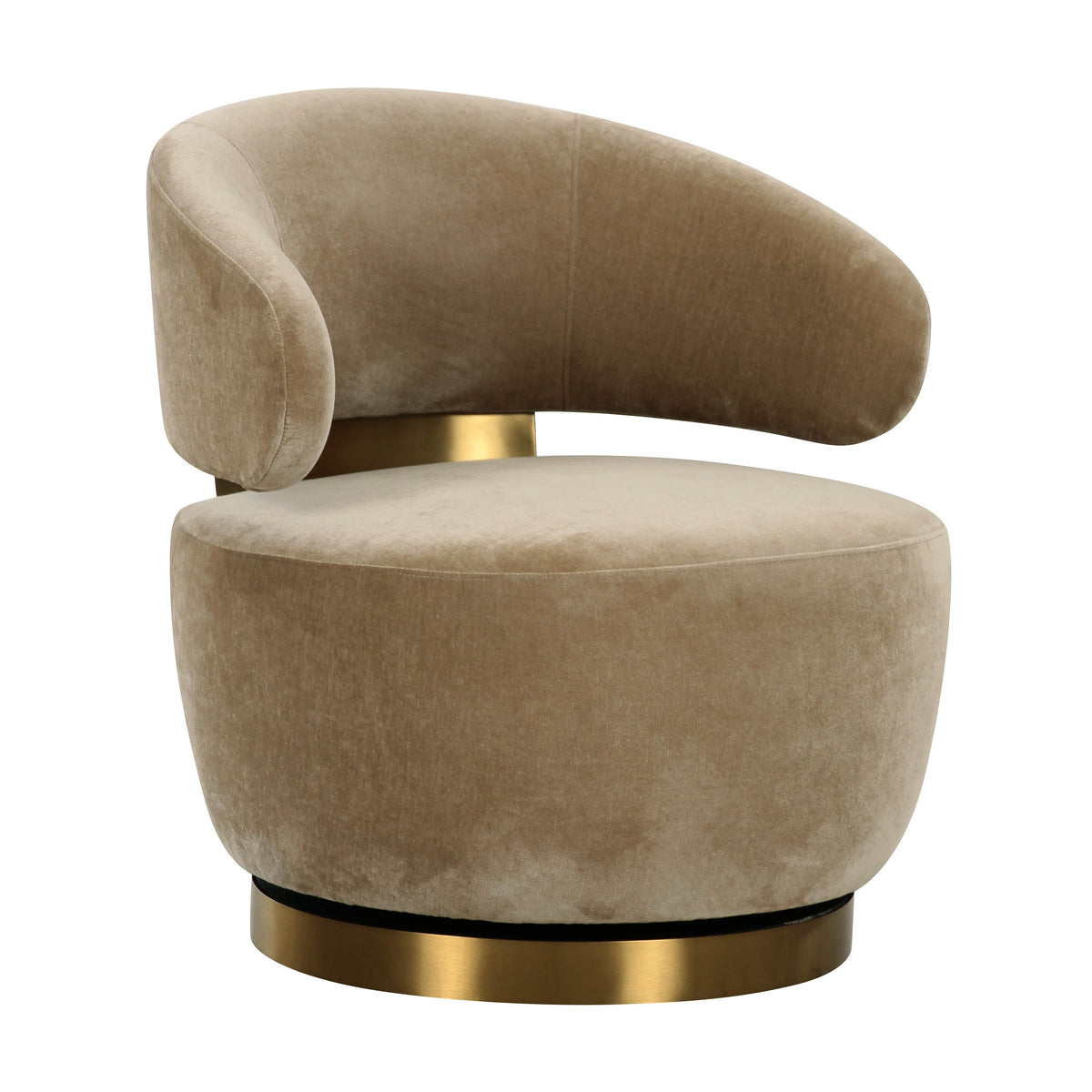 Austin Swivel Accent Chair - Oat