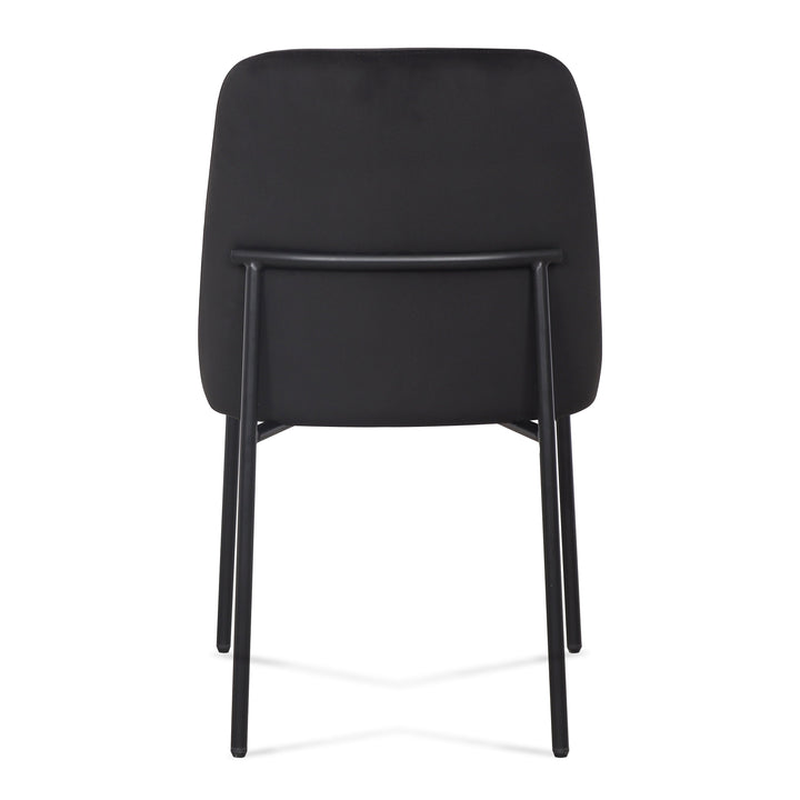 Sydney Black Performance Velvet Dining Chair - Set of 2