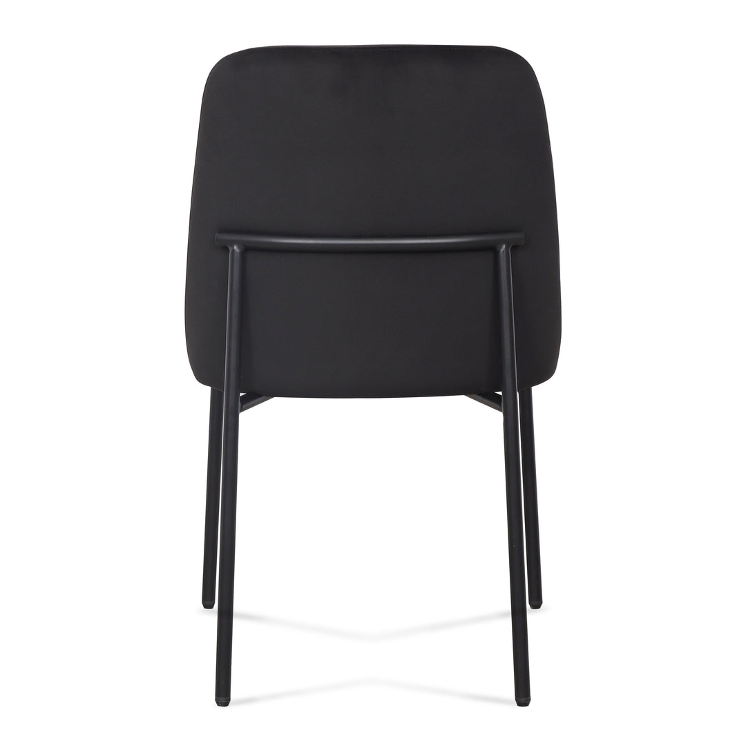 Sydney Black Performance Velvet Dining Chair - Set of 2