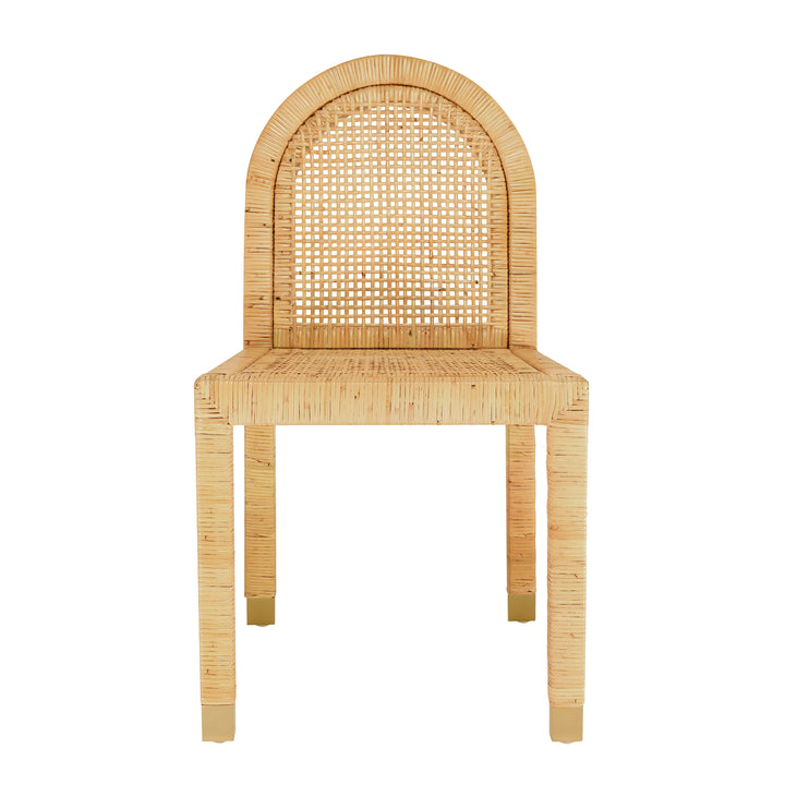 Amara Arched Rattan Dining Chair