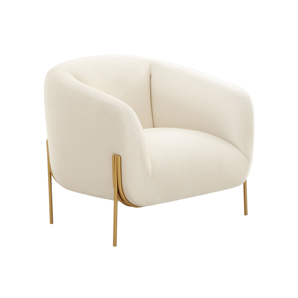 Kandra Accent Chair by Inspire Me! Home Decor - Cream