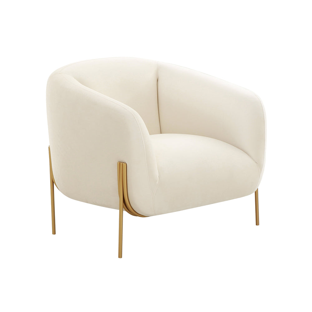 Kandra Accent Chair by Inspire Me! Home Decor - Cream