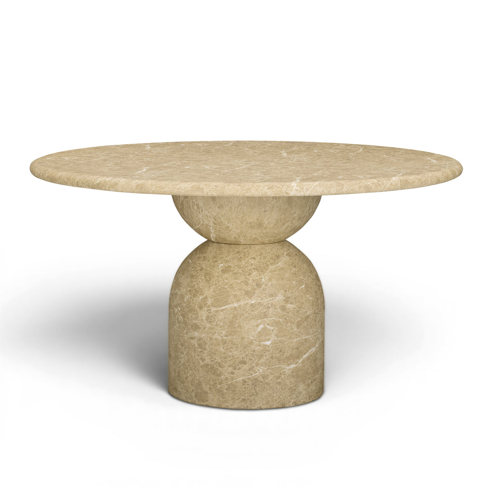 Cynthia 54" Concrete Indoor/Outdoor Dining Table