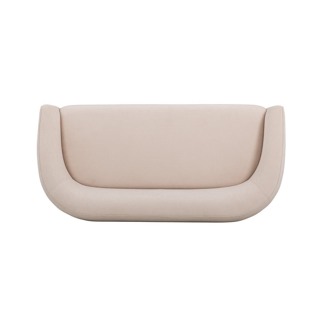 Jordan 70" Blush Textured Performance Velvet Loveseat