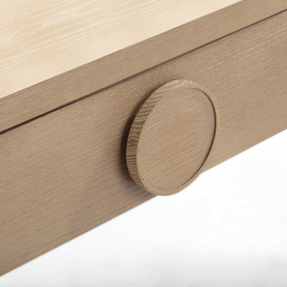 Moonrise 48" Natural Ash 2-Drawer Desk