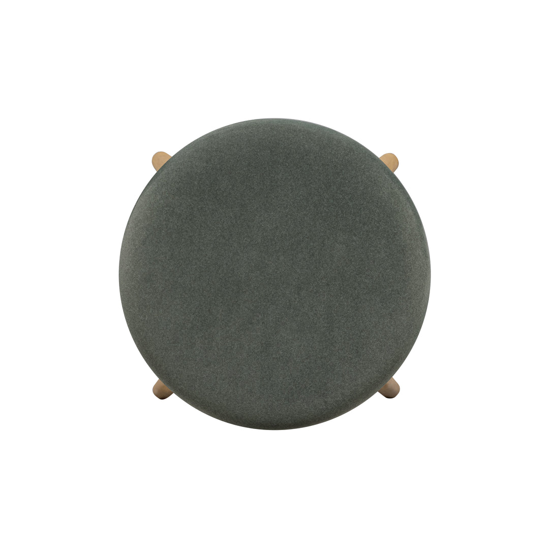 Oodle Green Performance Vegan Mohair Counter Stool - Natural Ash