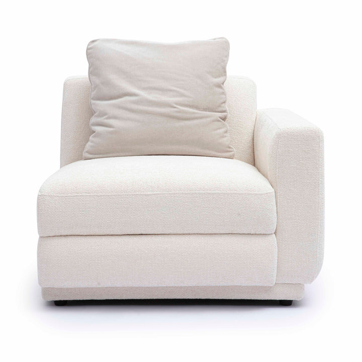 Perry Modular Corner Chair - Cream / RAF
