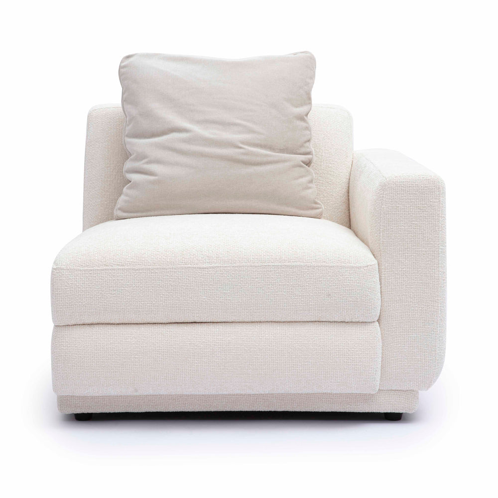 Perry Modular Corner Chair - Cream / RAF