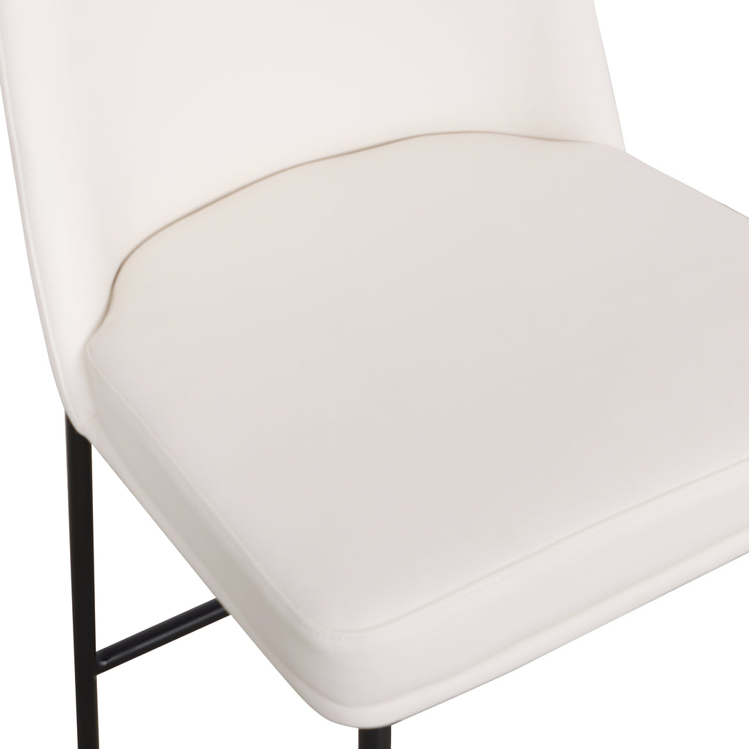 Sydney Cream Performance Vegan Leather Counter Stool - Set of 2