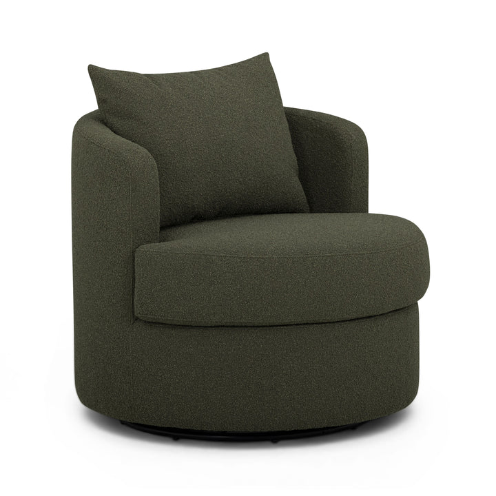 Silvi Performance Boucle Swivel Accent Chair