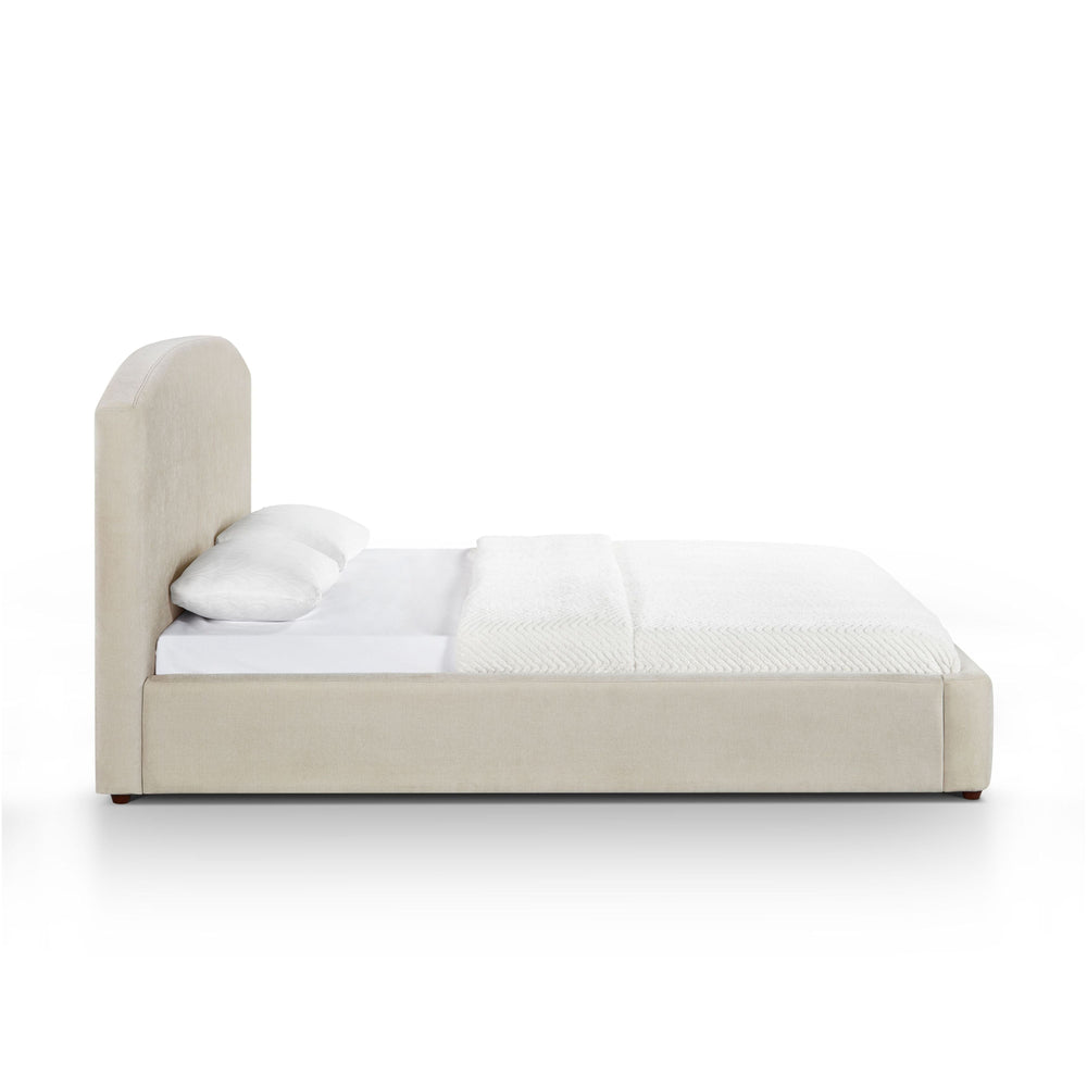 Leah Cream Performance Chenille Bed - King