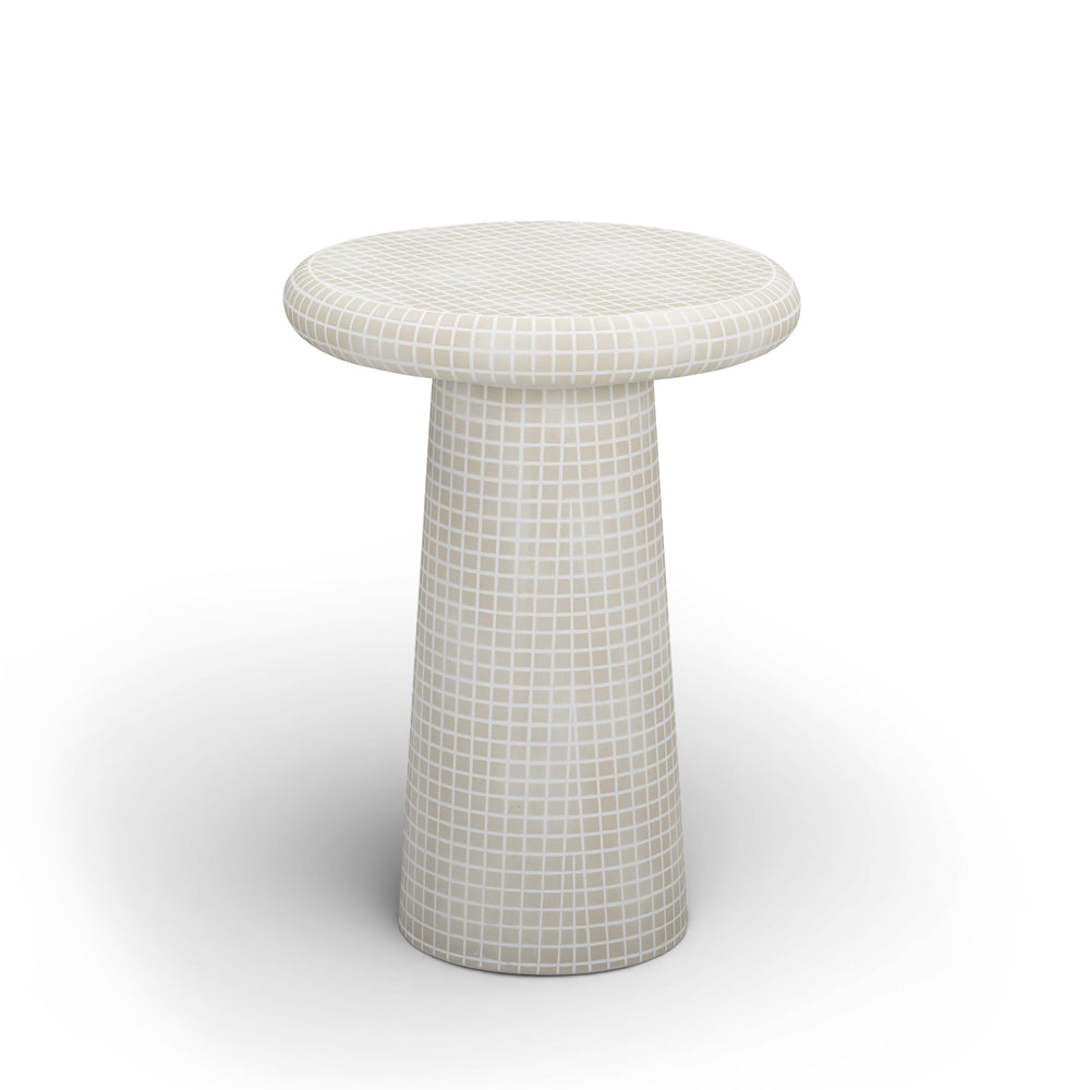 Monica Tiled Pattern Indoor/Outdoor Side Table