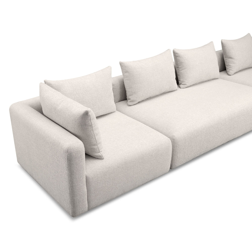 Hangover Modular Sofa (112"-145") - Ivory / 145"