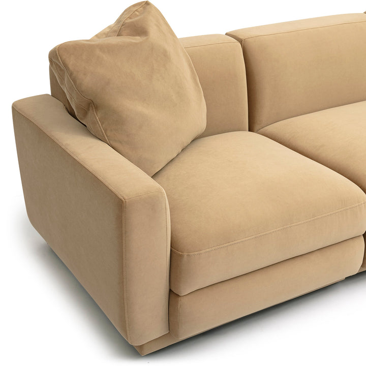 Perry Modular Sofa (96"-124") - Tan / 96"