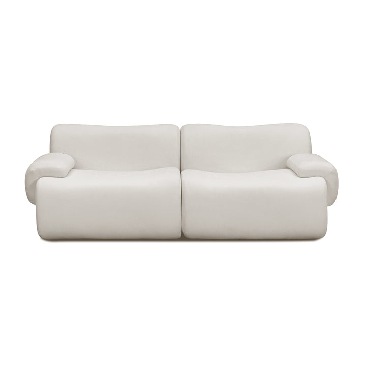 Zenith 80" Modular Loveseat - Cream