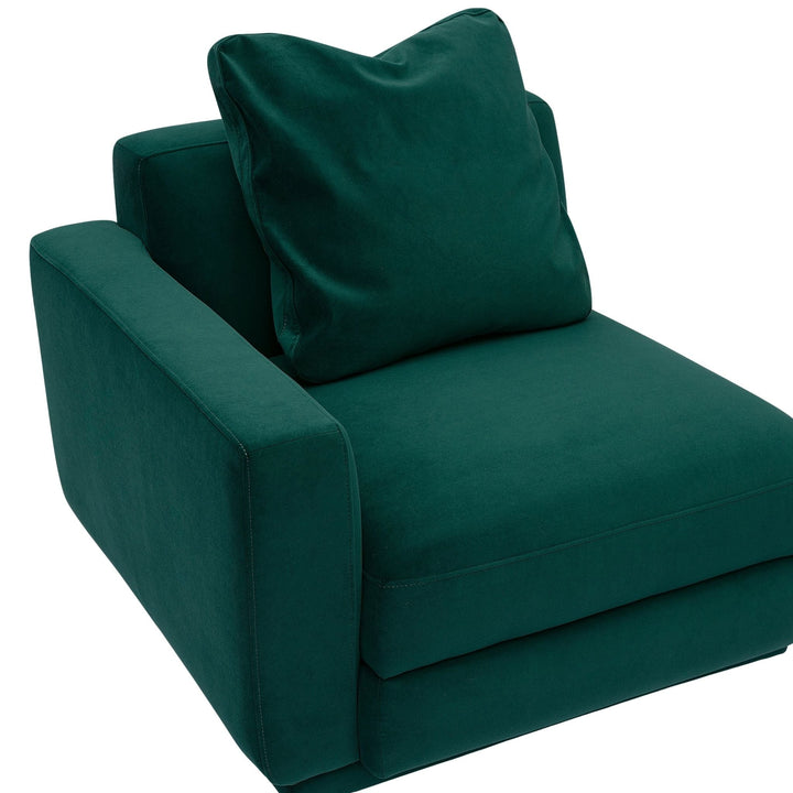 Perry Modular Corner Chair - Deep Green / LAF