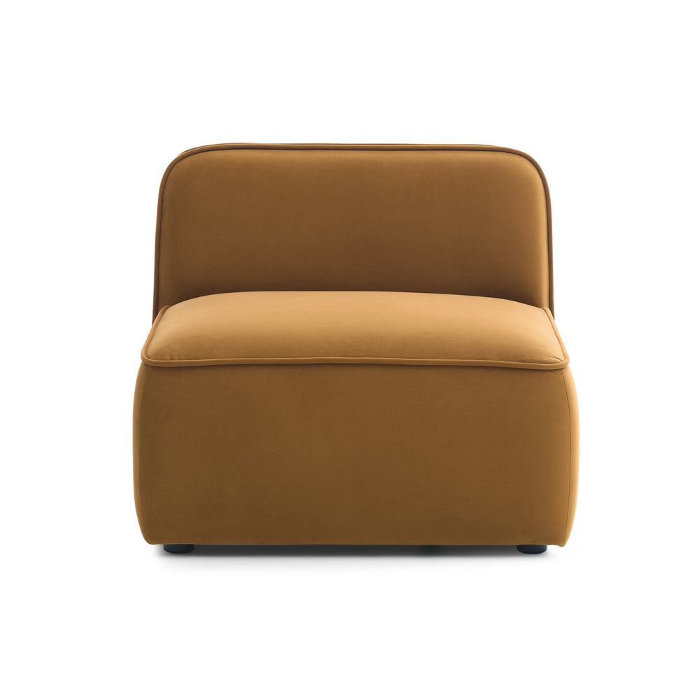 Travie Modular Armless Chair - Honey
