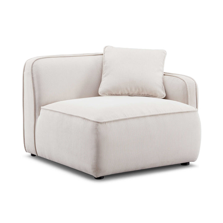Travie Modular Corner Armchair - White Sand / RAF