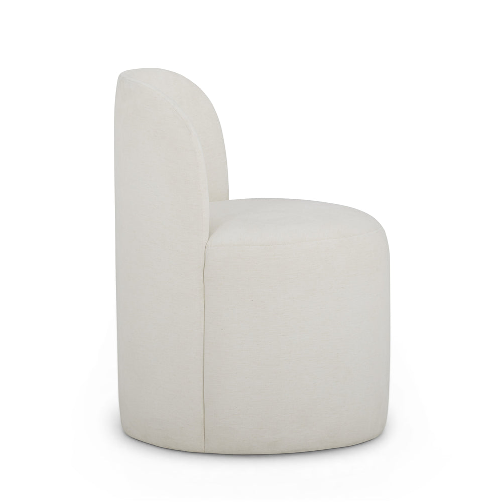 Persa Round Back Performance Chenille Dining Chair