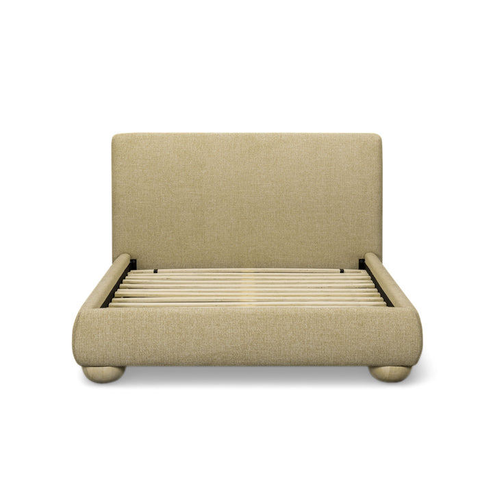 Rayne Honey Textured Fabric Bed - Queen