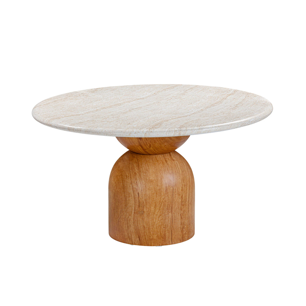Cynthia 54" Concrete Indoor/Outdoor Dining Table