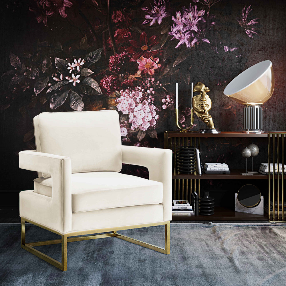 Avery Performance Velvet Accent Chair