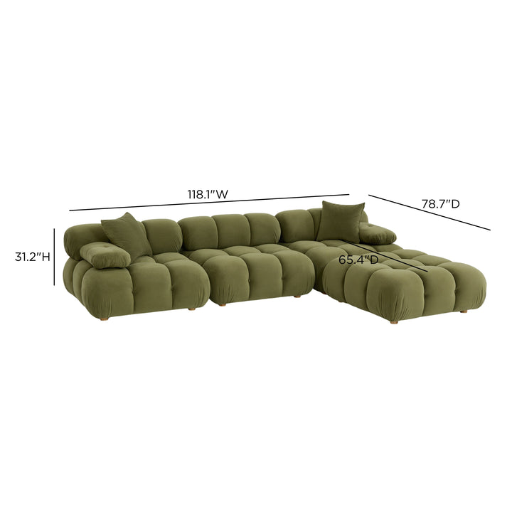 Calliope 4-Piece Performance Modular Sectional