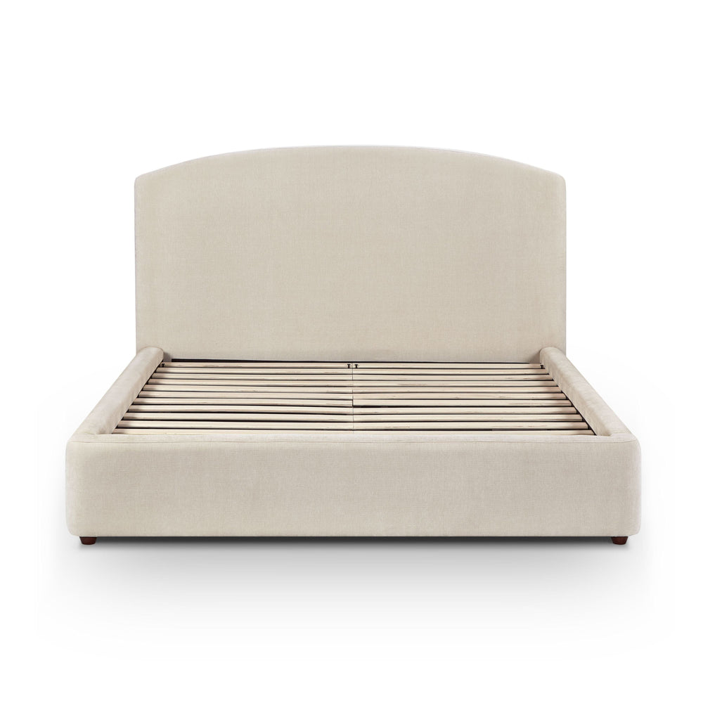 Leah Cream Performance Chenille Bed - Queen