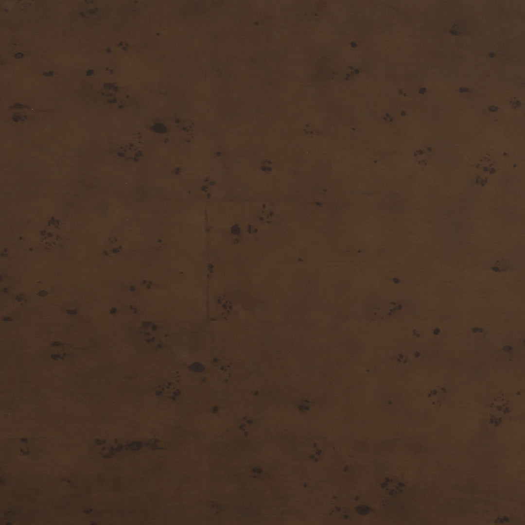 Gladyss 87" Brown Burl Oval Dining Table