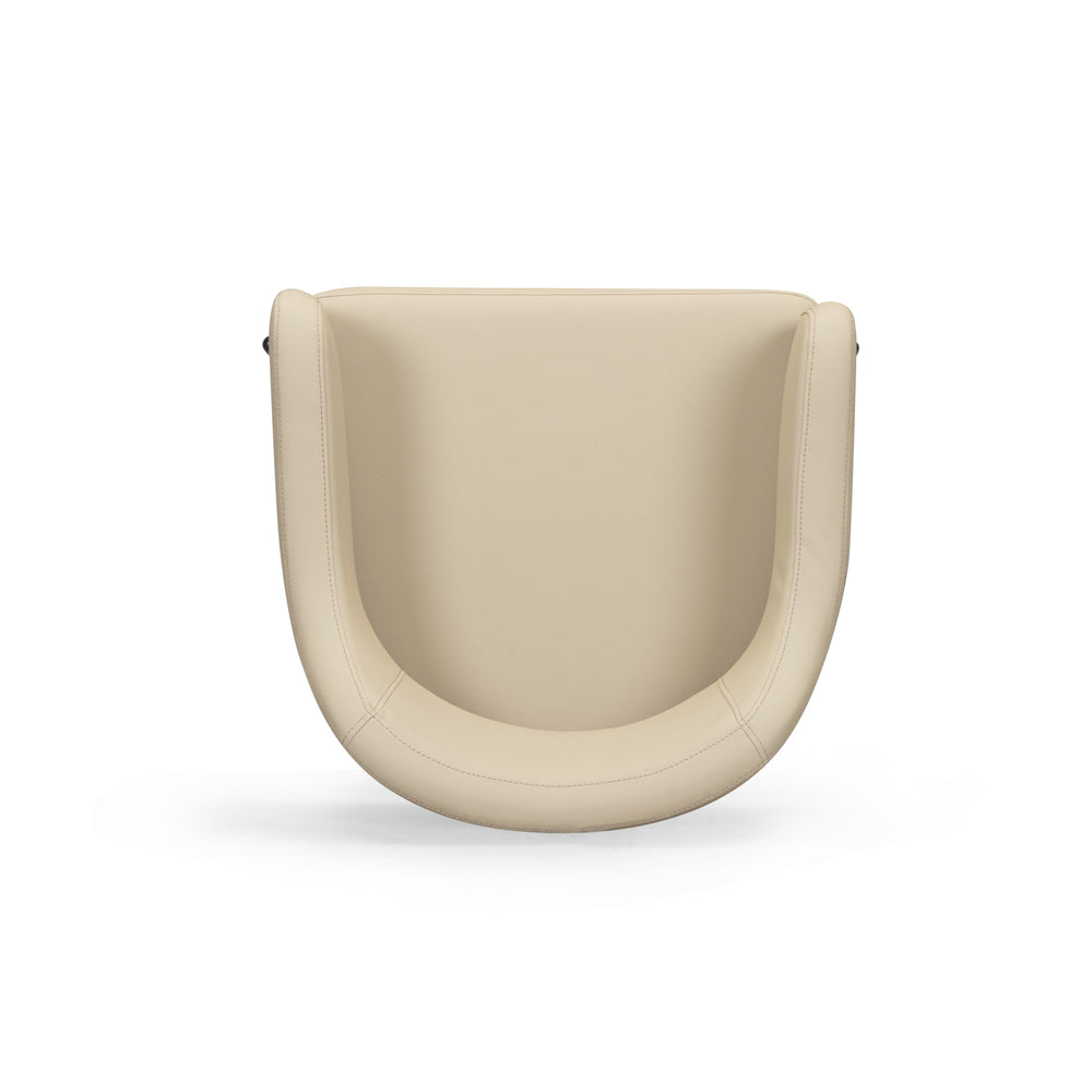 Sezanne Taupe Contract-Grade Vegan Leather Dining Chair